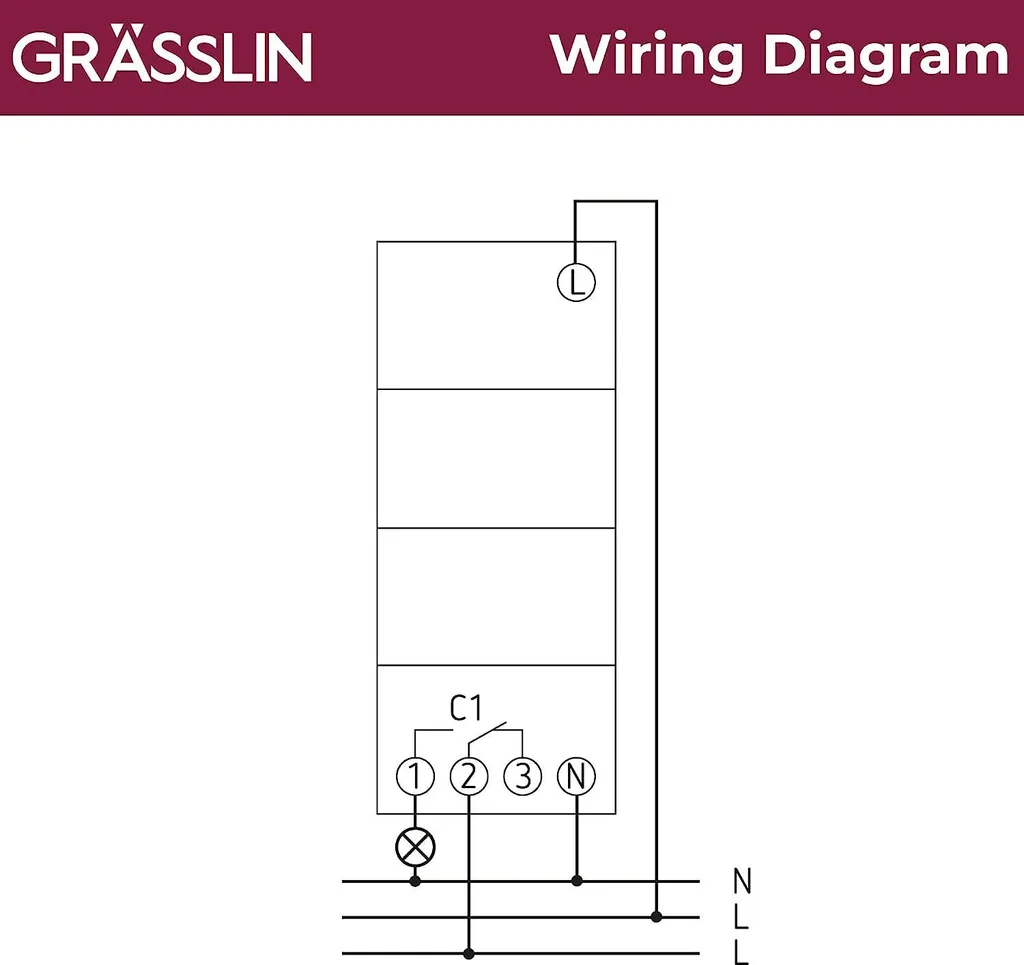 Interrupteur horaire programmable Grässlin talento smart B15 DIN - 11