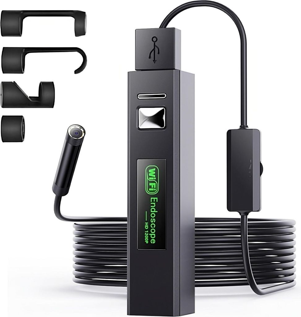 Kamera endoskopowa do telefonu 8 LED 4 końcówki Full HD Zdjęcie produktu 
