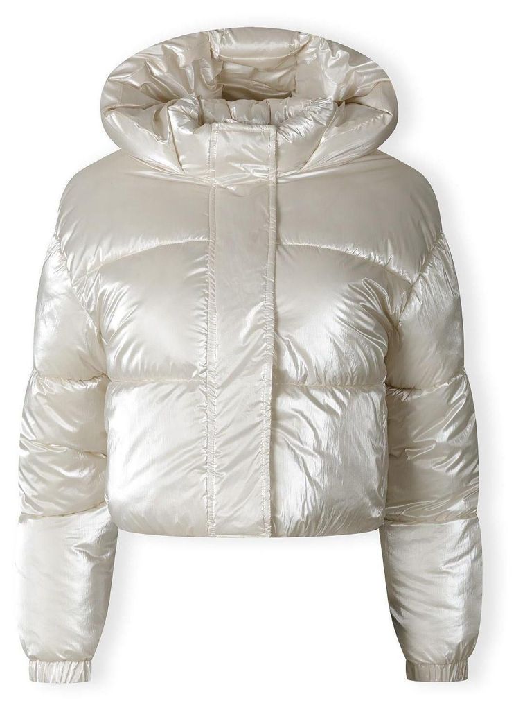 Minoti Winterjacke wattiert Kapuze Creme Gr. X Large für Mädchen