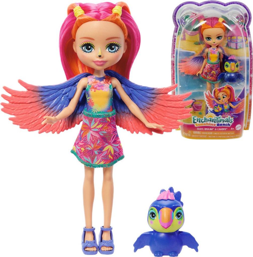 Enchantimals Trippi Toucan - Mattel HRX83 - (Giocattoli / Immagine del prodotto 