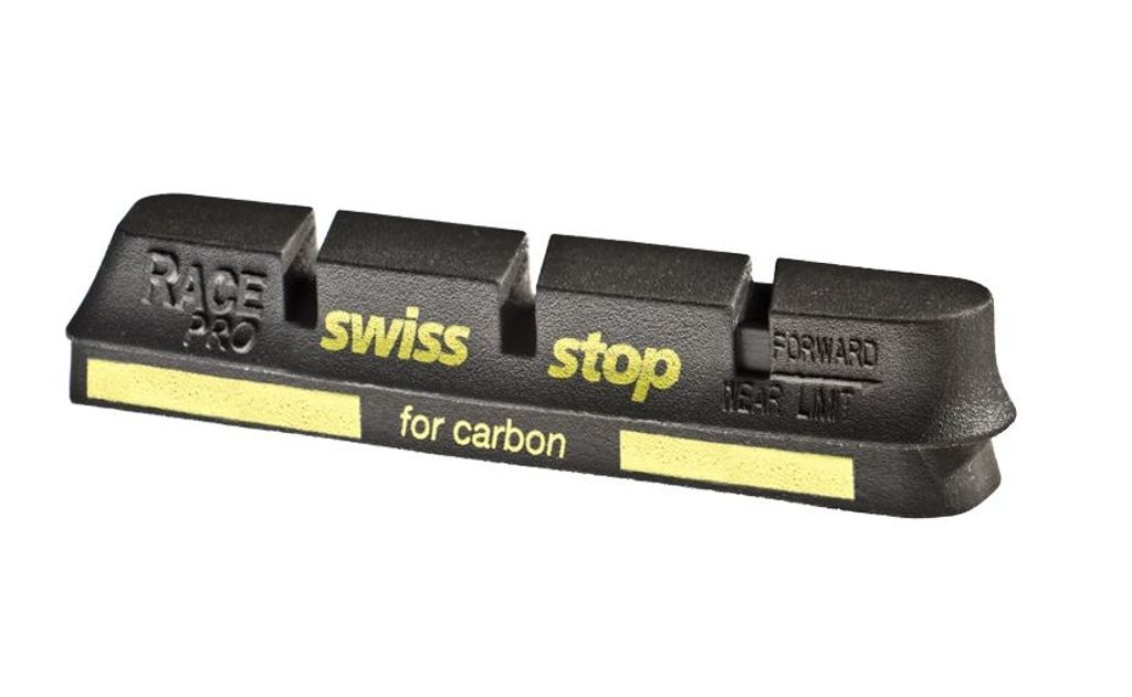SwissStop RacePro Black Prince, Fahrradbremsbelag, Schwarz, Gelb