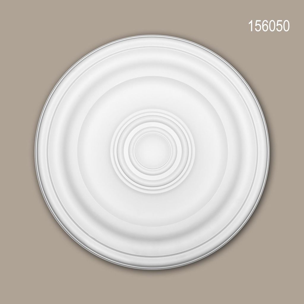 PROFHOME 156050 Rosette aus Polyurethan Deckenrosette Produktbild 