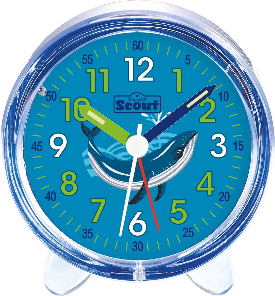Scout Kinder Wecker Favorit 280001057 Wal blau Produktbild 