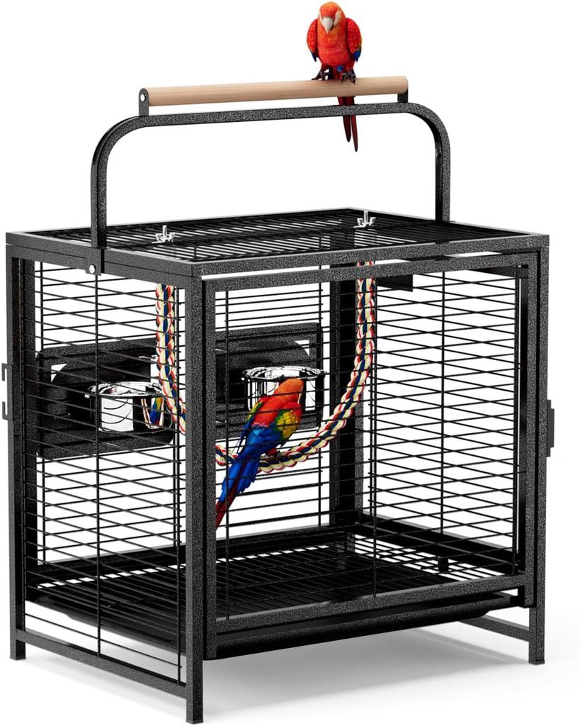 FCH Cage pour perruches et perroquets, volière avec poignée Image du produit 