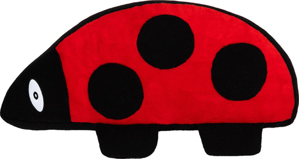 Shaped Cushion - 45x25 cm - Rot,Schwarz