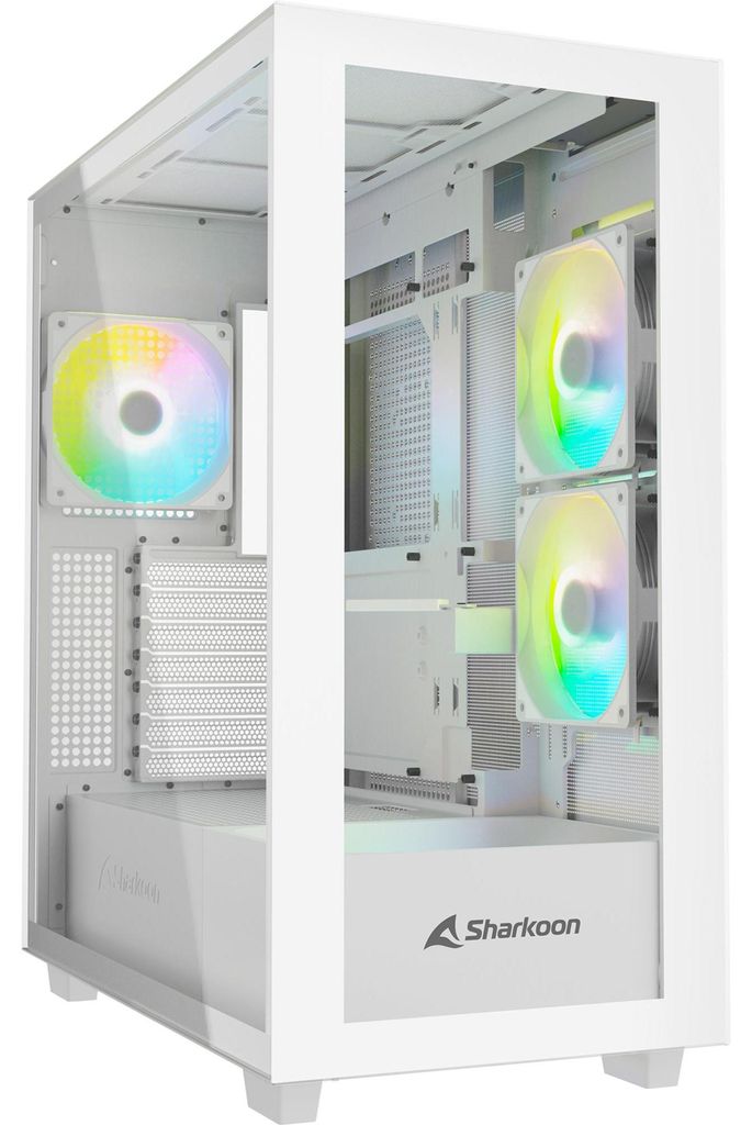 Sharkoon Rebel C60 RGB - Tower - ATX - Seitenteil mit Produktbild 