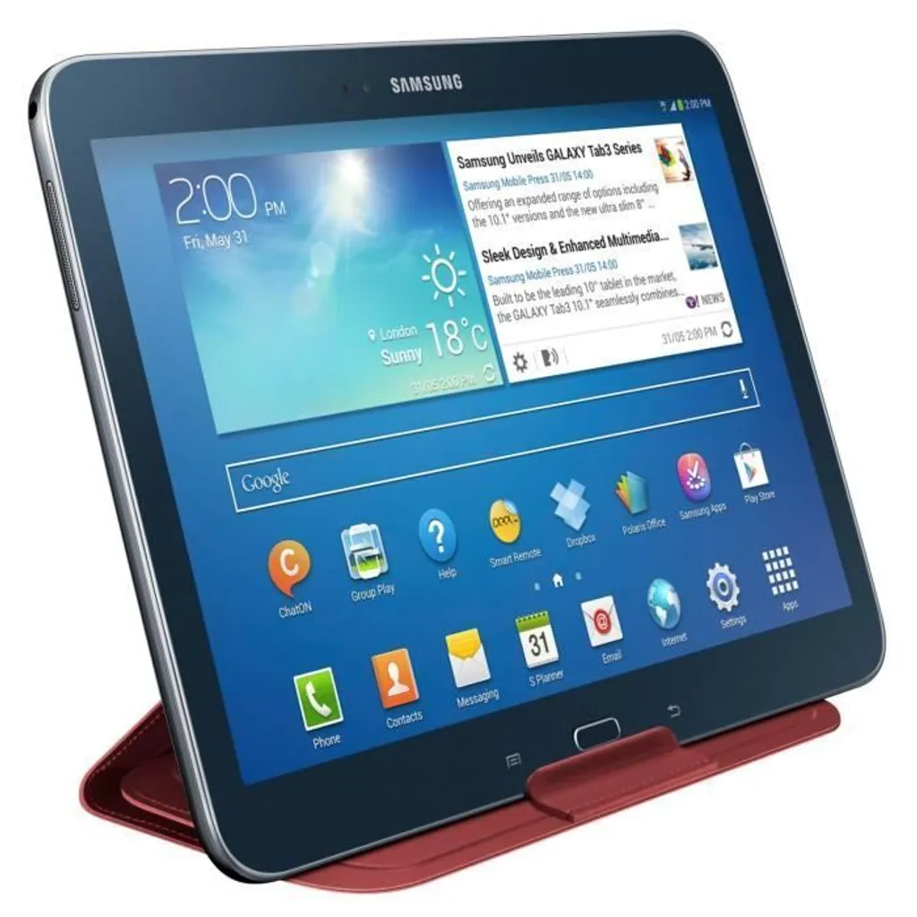 Protégez votre Tablette 10" avec l'Étui Samsung EF-SP520 Support Rouge