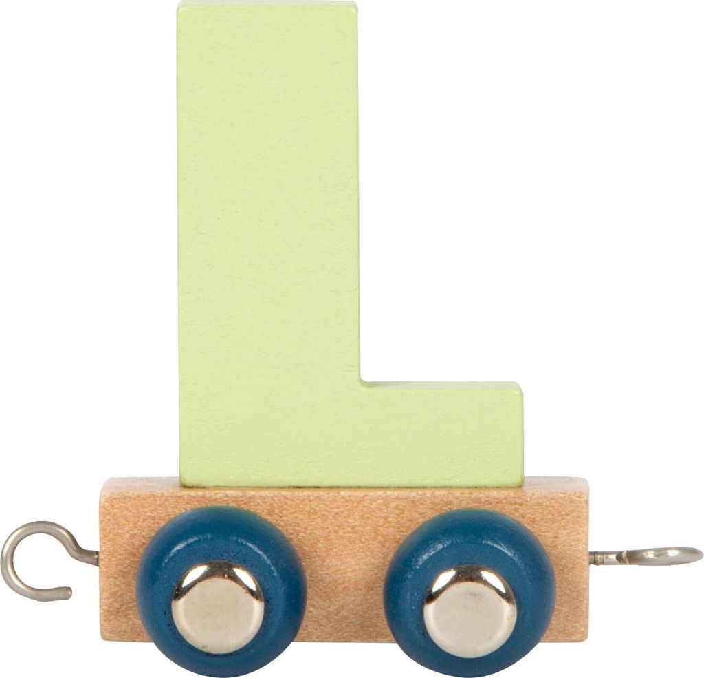 Kleiner Fuß - Holzbuchstabenzug Polar - l