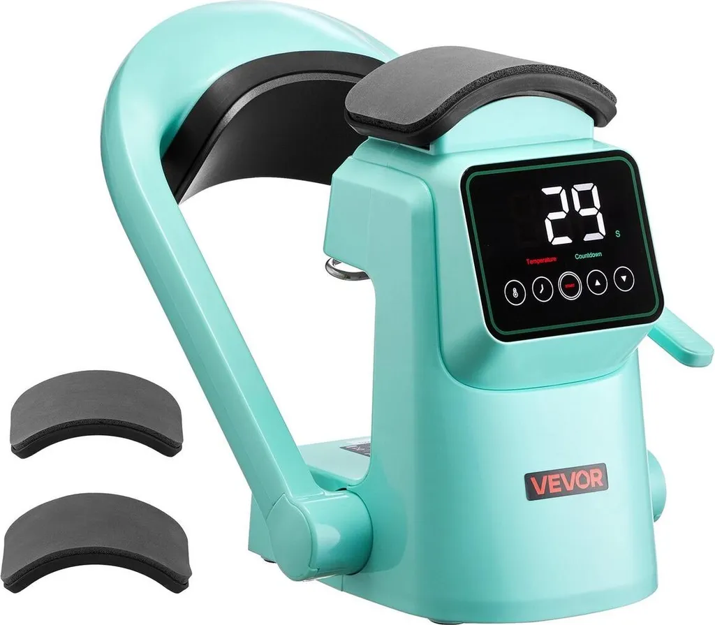 Presse à casquettes automatique double plaque et écran tactile LCD