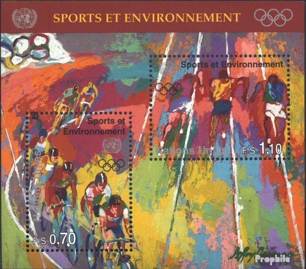 Briefmarken UNO - Genf 1996 Mi Block8 (kompl.Ausg.) FDC UNO-Hauptquartier