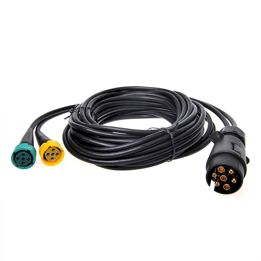 Faisceau de câbles 5M avec fiche 7 broches et 2x connecteur Image du produit 