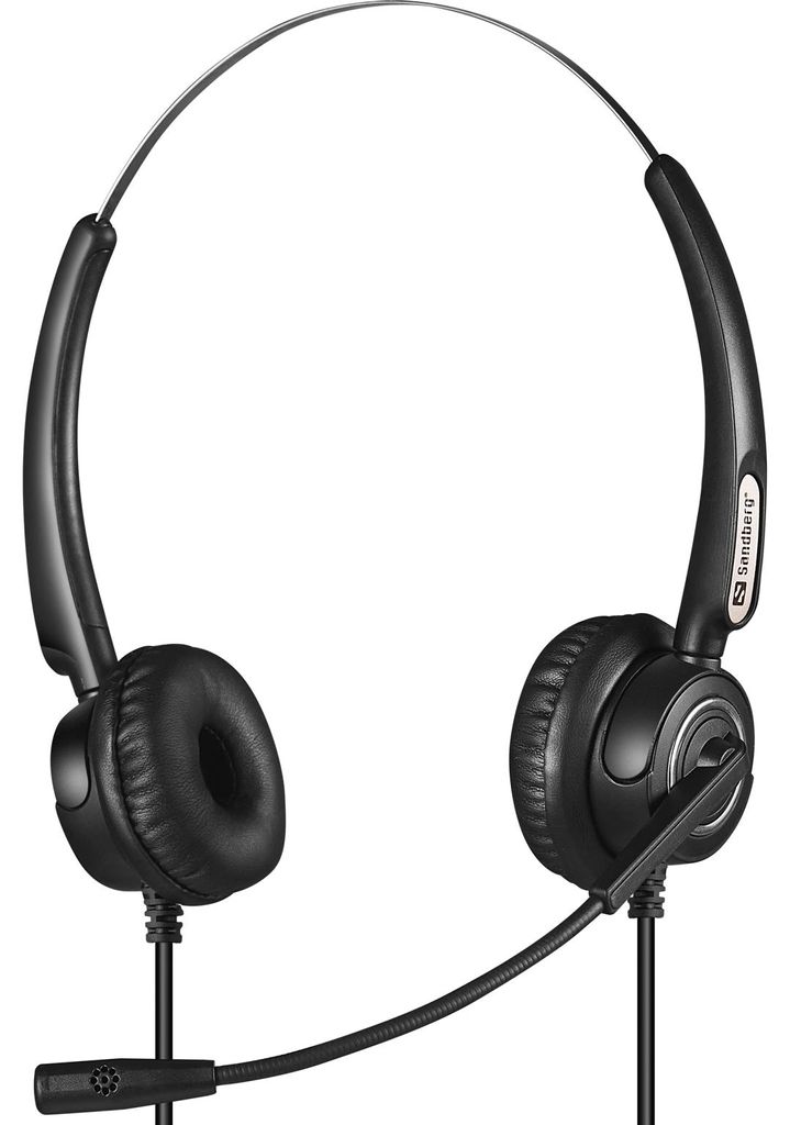 SANDBERG Auriculares estéreo profesionales USB+RJ9/11 Imagen del producto 