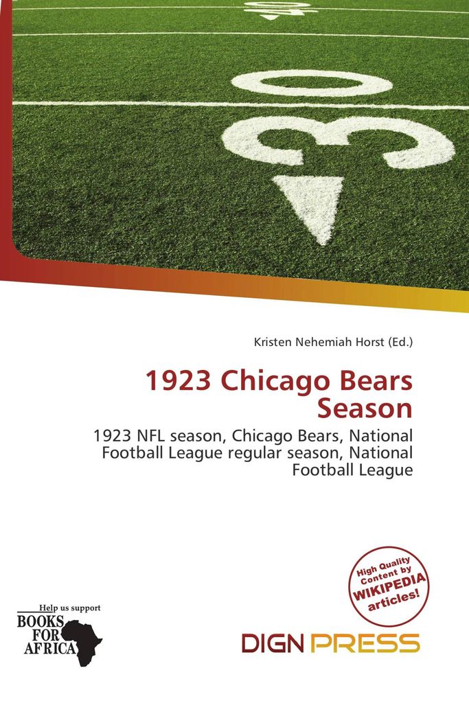 1923 Chicago Bears Season