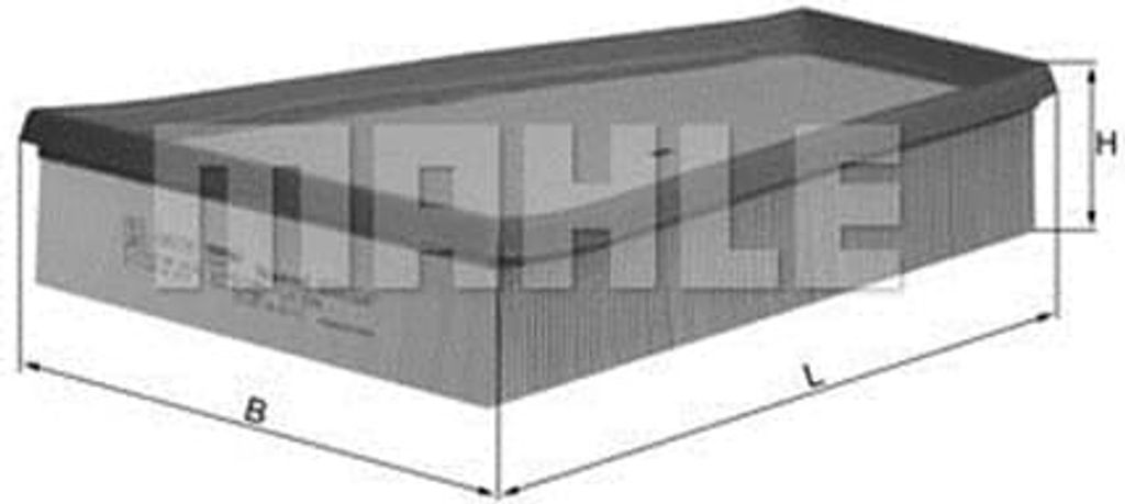 Luftfilter MAHLE LX 694 passend für PEUGEOT 306 Schrägheck (7A, 7C, N3, N5) Filtereinsatz