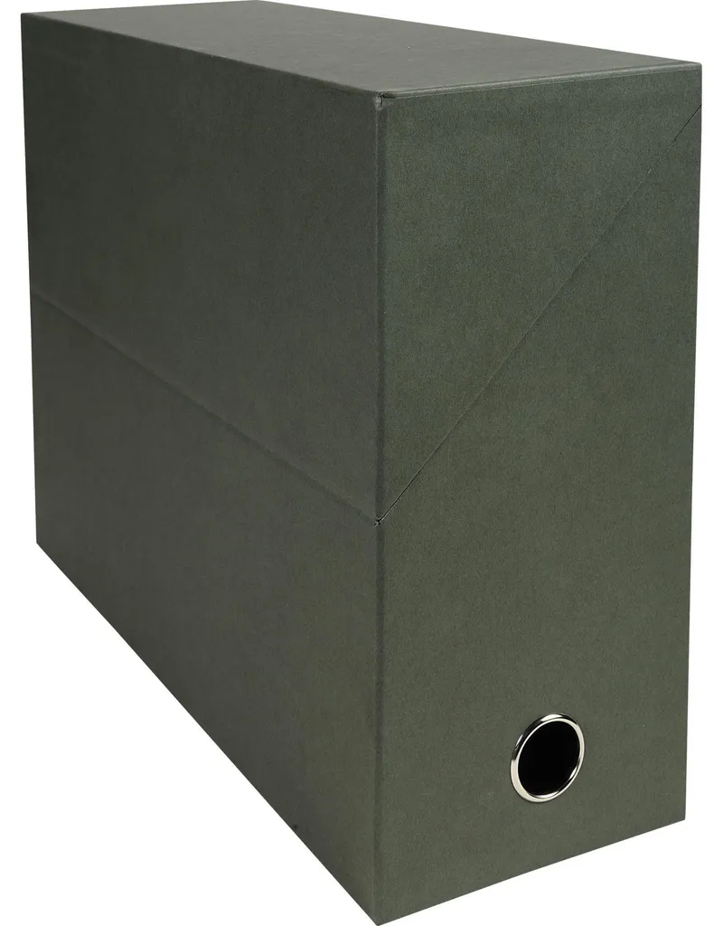 Boîte de transfert grande capacité dos 120mm robuste vert foncé x5