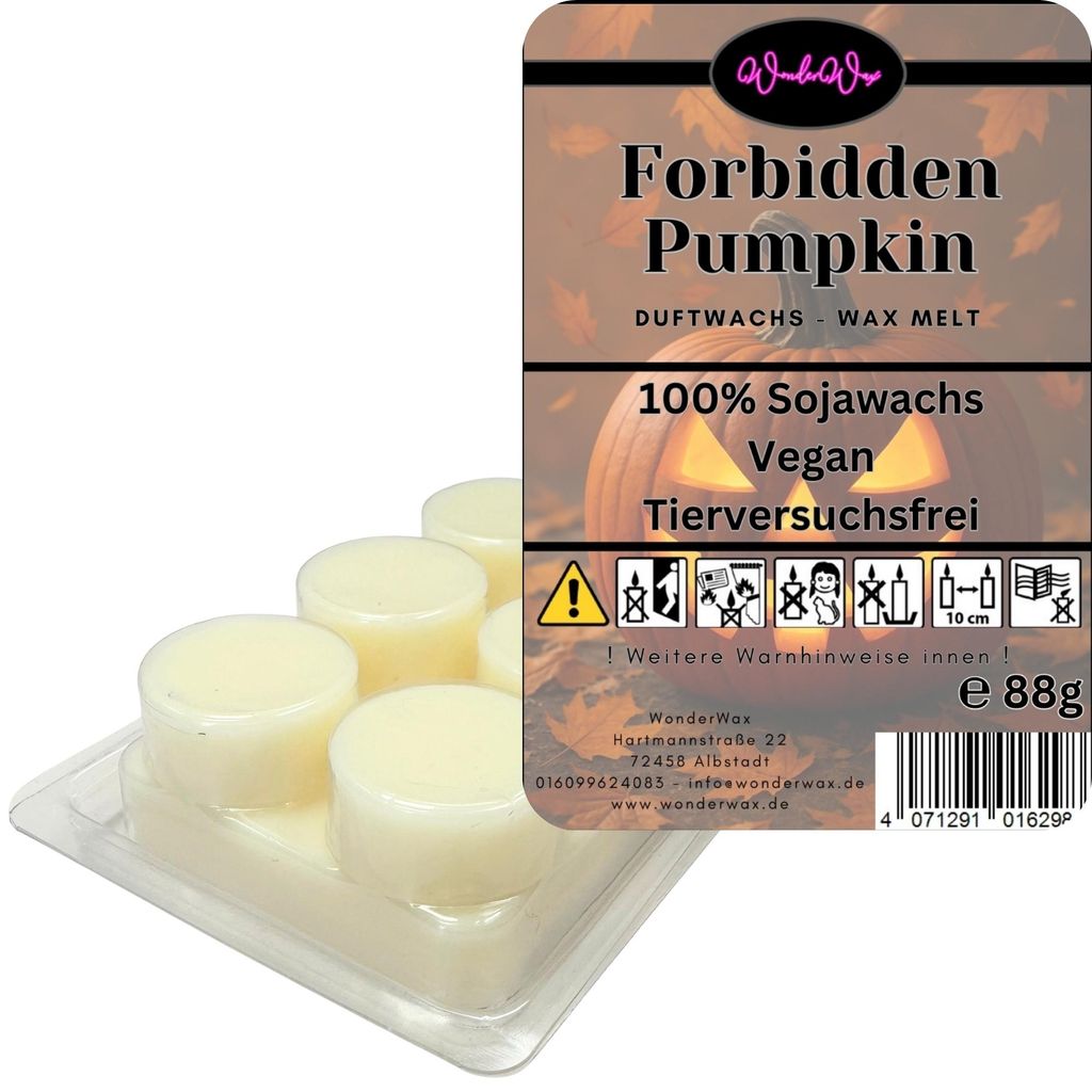 WonderWax Duftwachs Wax Melts für Duftlampe, 6 Kreise Duftmelt Wachsmelt Sojawachs Duftwachs Würfel für Raumdüfte, Wachs Duftöl Winter Indoor ...