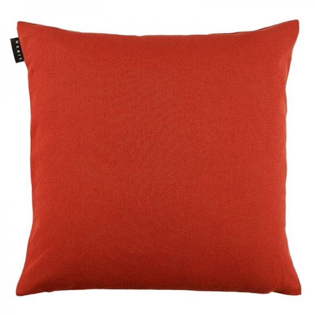 Linum Pepper Kissenhülle Größe: 50x50, Farbe: orangebraun B13