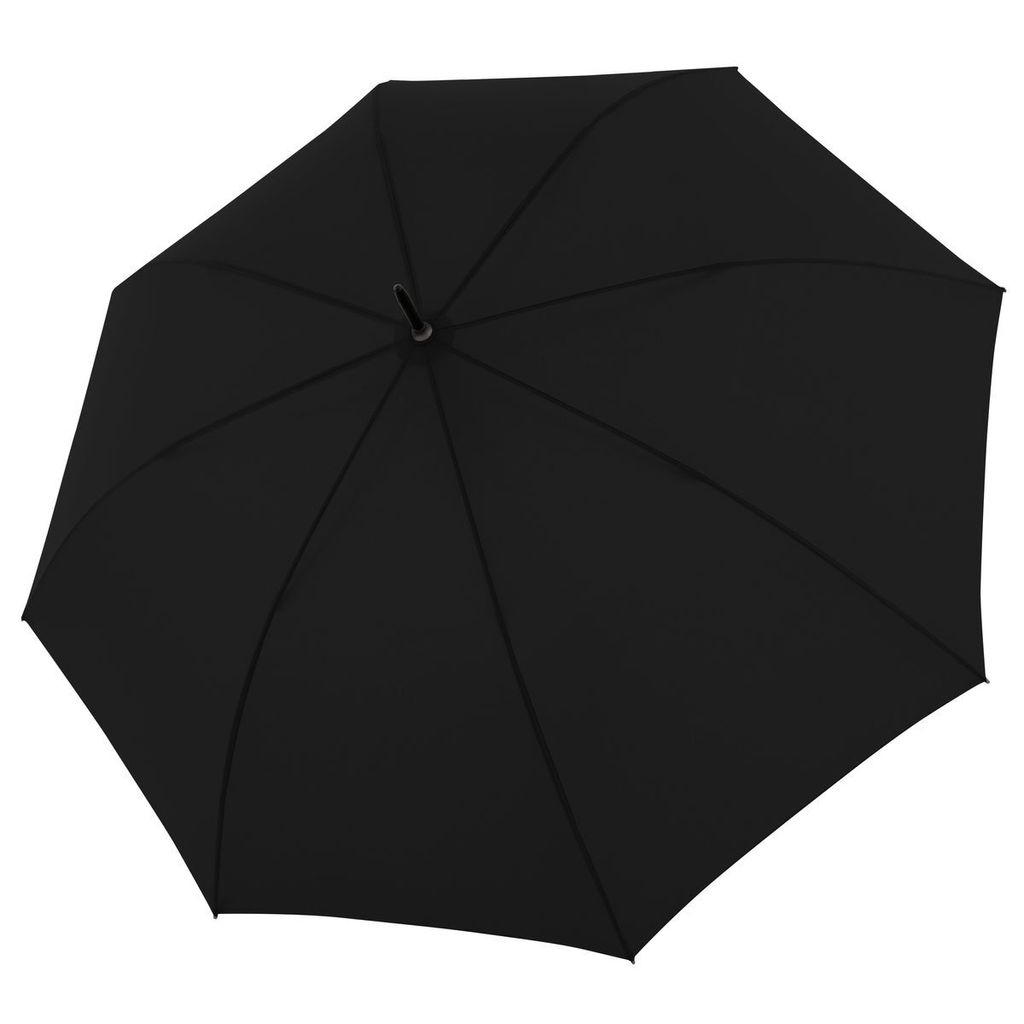 doppler Stockregenschirm Regenschirm Nature Golf AC Simply Black schwarz