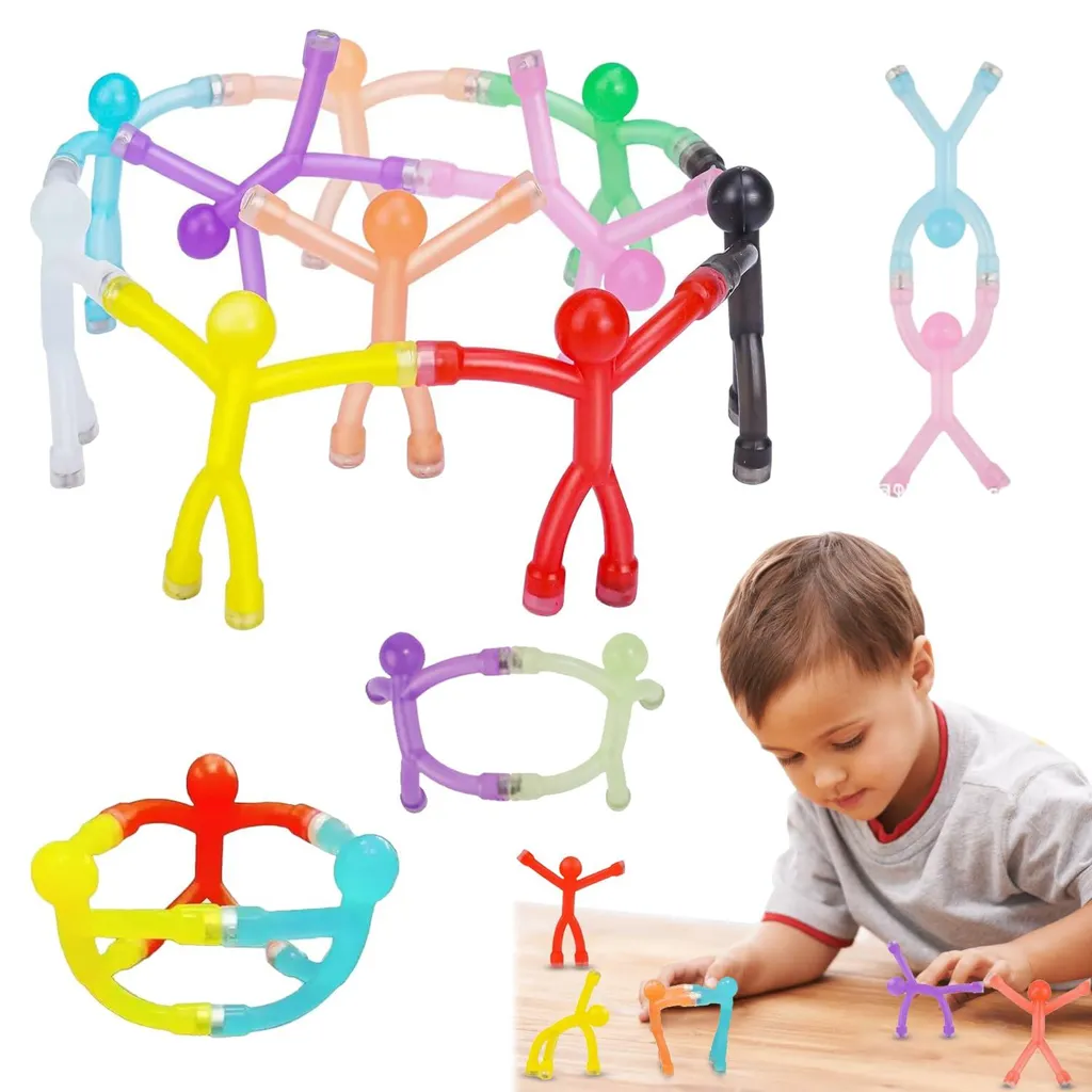 20 Mini-figurines magnétiques en caoutchouc souple pour tableau blanc