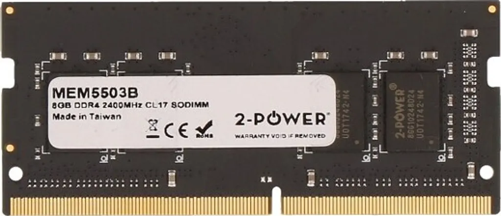 RAM 2-Power 8GB DDR4 2400MHz PC4-19200S SoDIMM | Upgrade Laptop Sicuro