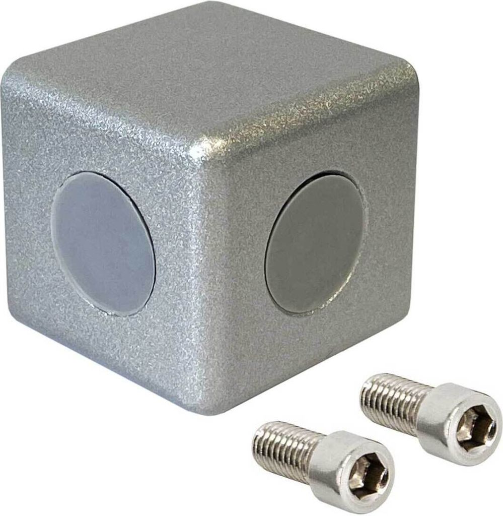 10x Würfelverbinder 2D 4040 Nut 8 Eckverbinder Aluminium Profil Verbinder Schrauben