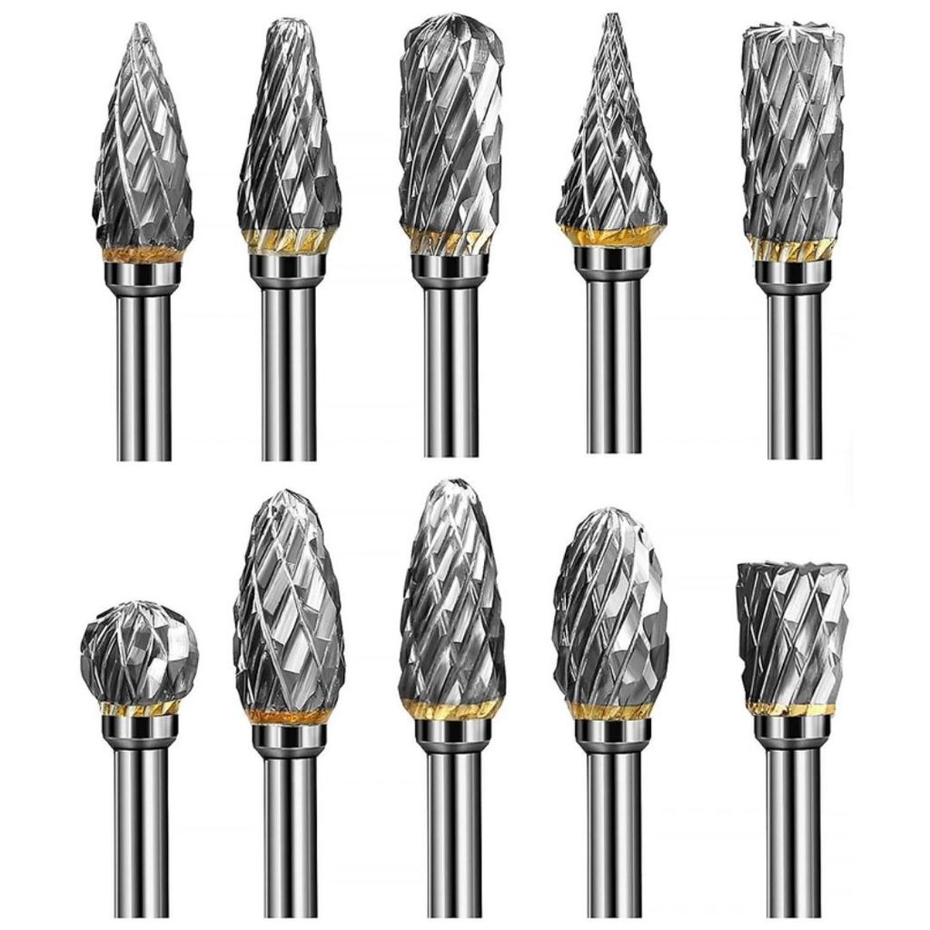 Frässtifte 3 mm 10 Stück Hartmetall Wolframcarbid Fräser Produktbild 