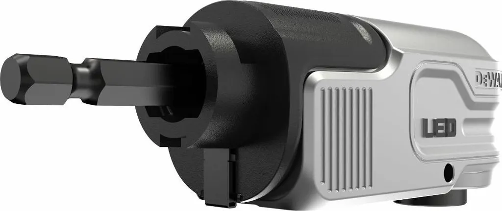 Accessoire de vissage d'angle DEWALT 1/4 LED pour accès difficiles - 3