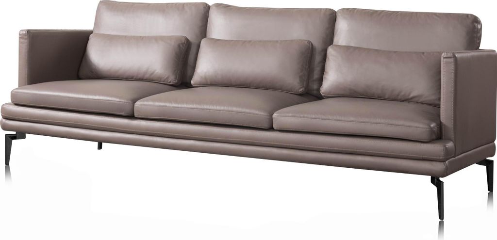 Sofa Dreisitzer Couch Polster Design Sitz Zimmer Möbel Moderne Leder 3er Sofas