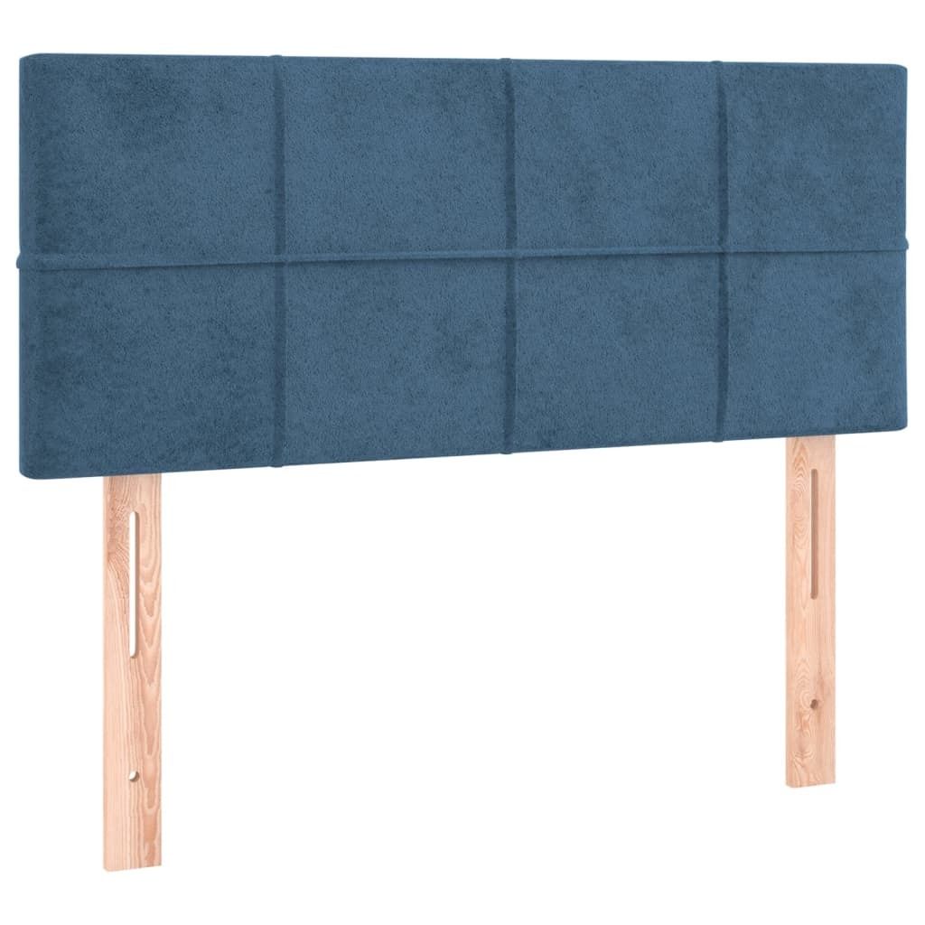 vidaXL Kopfteil Dunkelblau 90x5x78/88 cm Samt Produktbild 