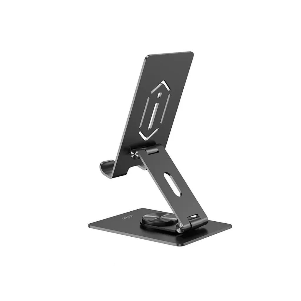 WiWU ZM106 Support Tablette et Smartphone Réglable en Aluminium Argent