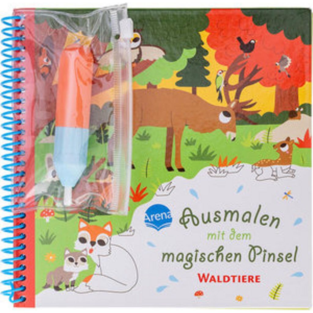 Ausmalen mit dem magischen Pinsel. Waldtiere Produktbild 