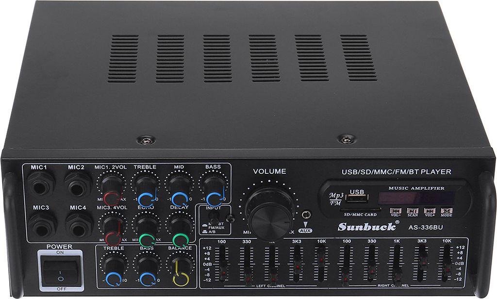 2000W HiFi 2-Kanal Verstärker bluetooth 5.0 Vollverstärker Produktbild 10