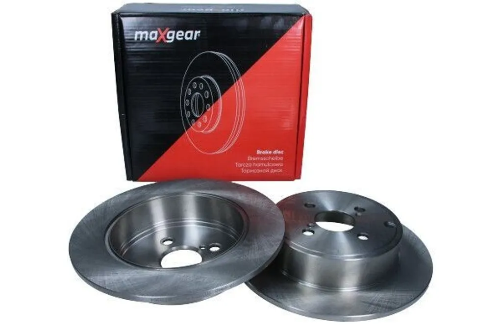 Jeu de disques de frein arrière plein MAXGEAR pour Toyota Corolla Break