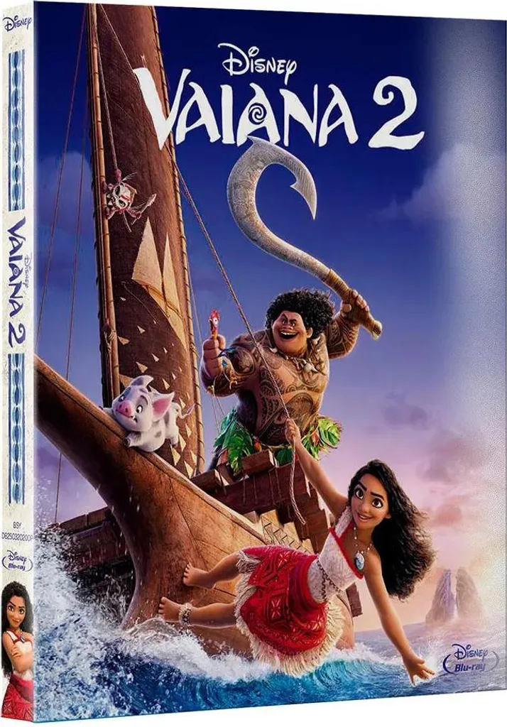 Blu-ray Vaiana 2 Disney : Profitez du Film en HD sans Connexion Web