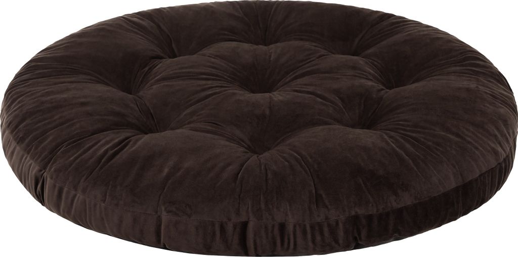 Bjird Hängesessel Kissen, Auflage für Papasansessel - 92x92 cm, Braun - Polster, Sitzkissen, Hängeschaukel, Hängekorb