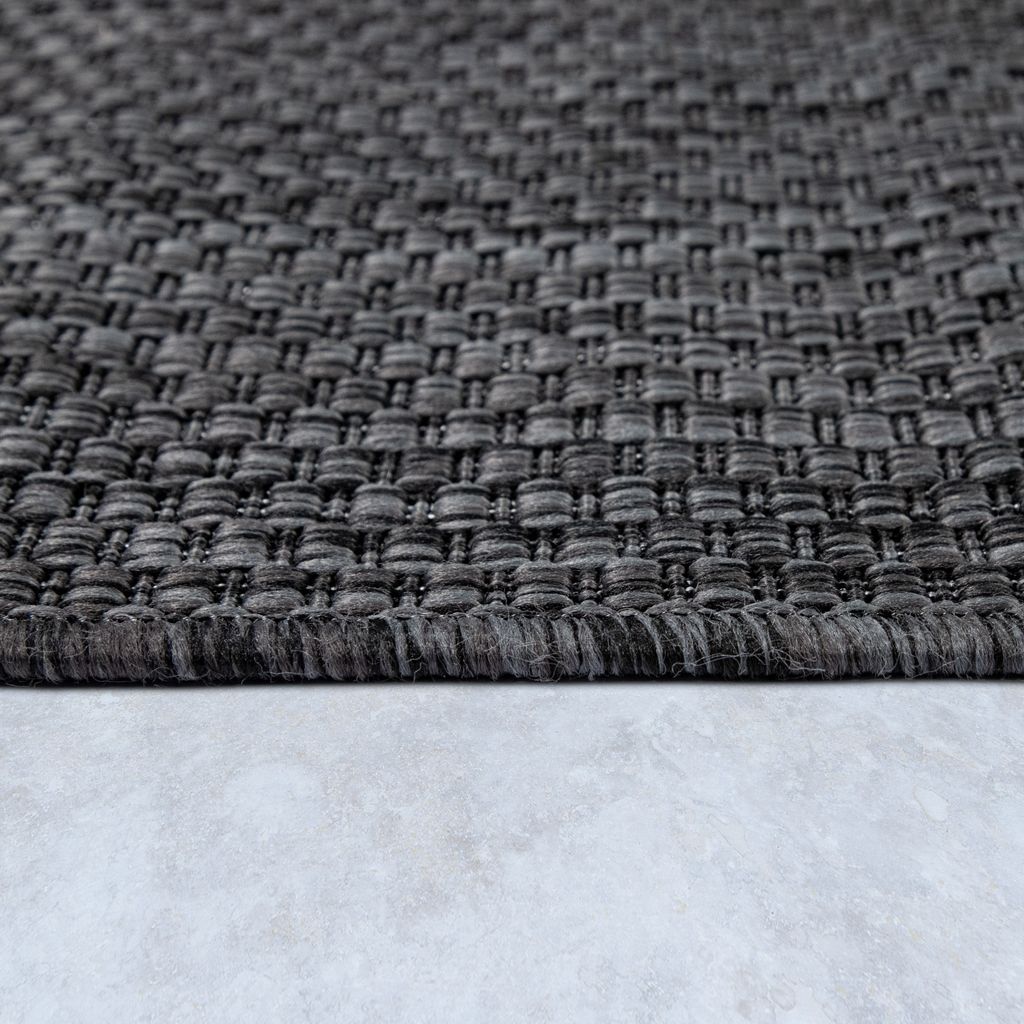 In- & Outdoor Teppich Flachgewebe einfarbig modern Produktbild 3