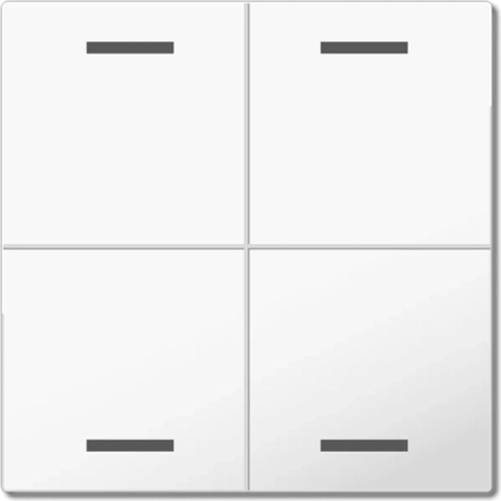 MDT Bascule pour bouton-poussoir KNX Light 55, quadruple, Image du produit 
