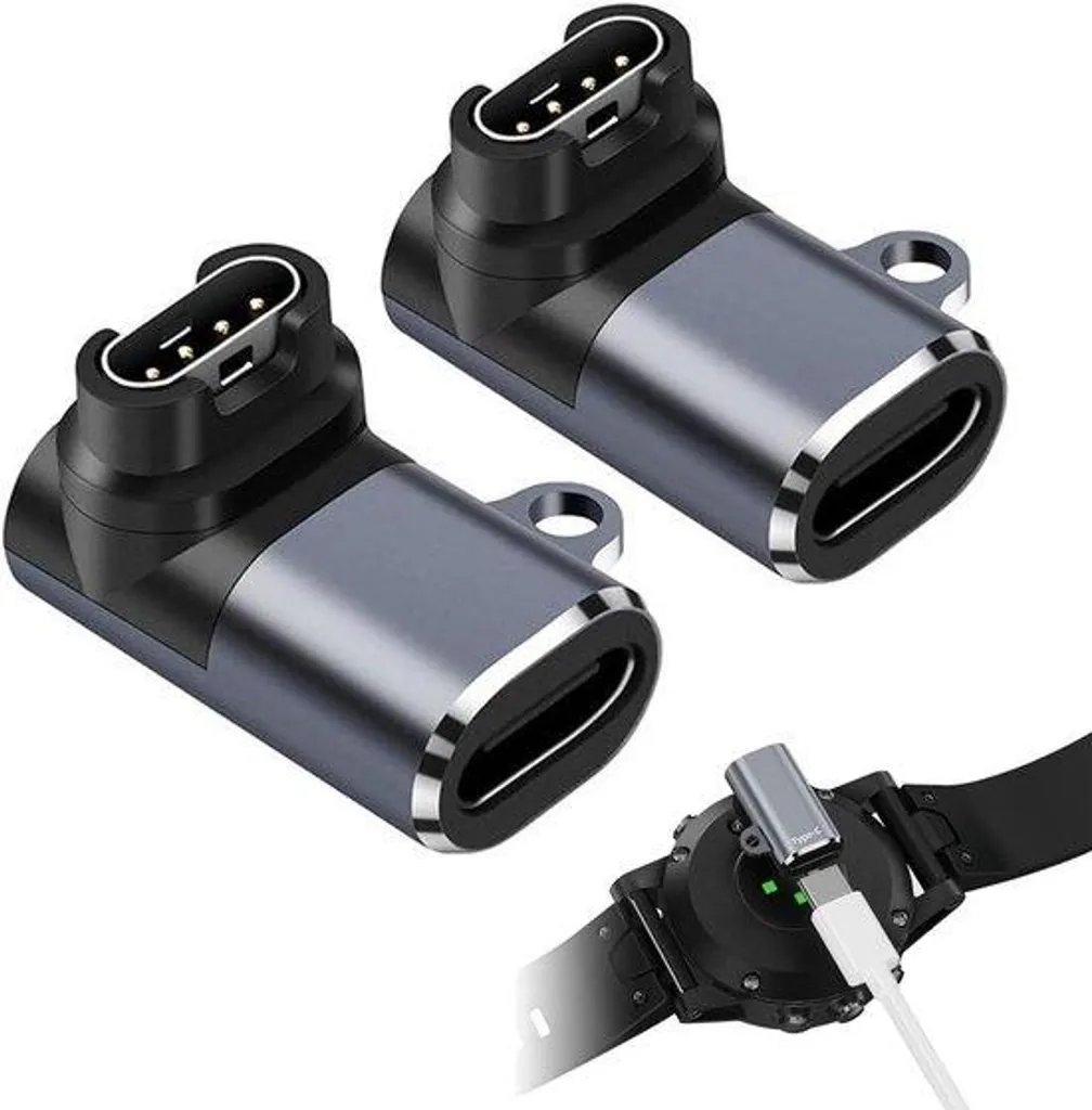 Chargeur USB-C pour montres - Fini les câbles cassés grâce à l'angle 90°
