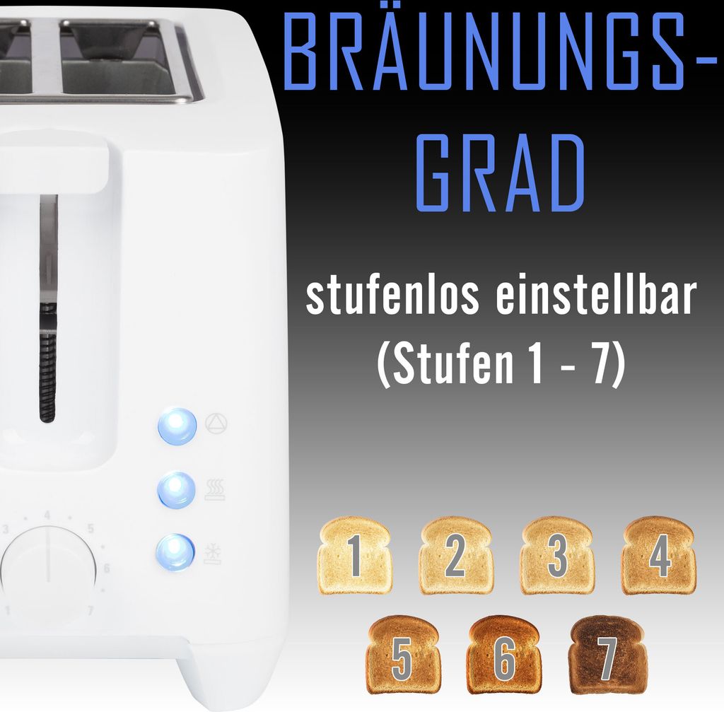 Clatronic kompakter Toaster 2 Scheiben | Toaster mit Produktbild 10
