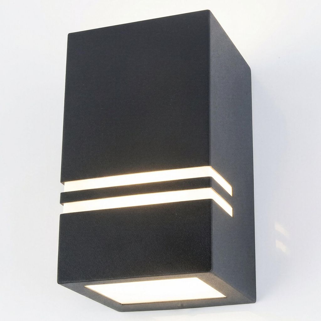Grafner® Edelstahl Wandlampe 5142 Leuchte Lichtschein Produktbild 