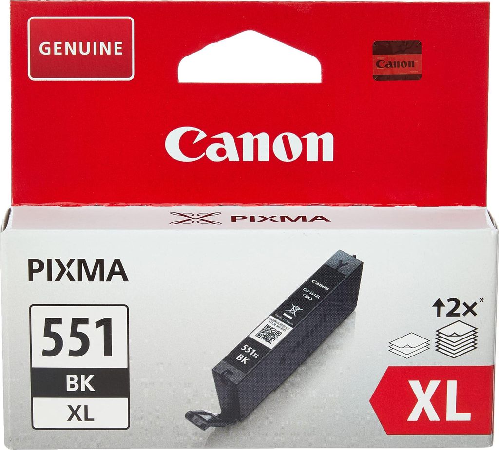Canon CLI-551BK XL Tlačová kazeta čierna Obrázok produktu 