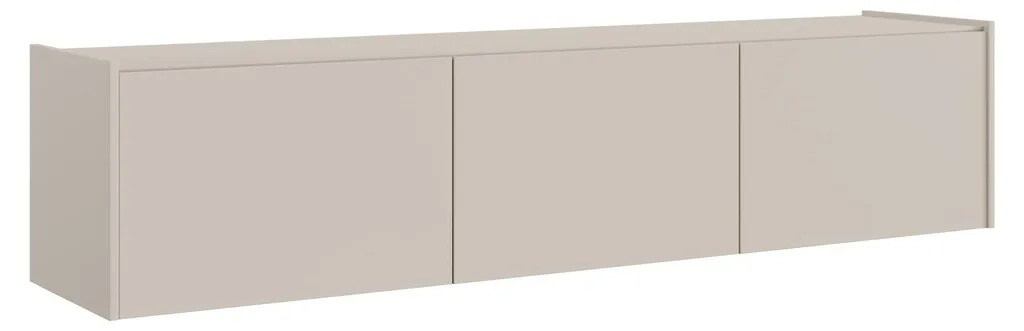 Meuble TV Gris Cachemire 180 cm Magro Modulable Suspendu ou sur Pied