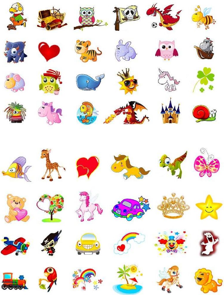 Oblique Unique Temporäre Klebetattoos Kinder Tattoo Set - Produktbild 
