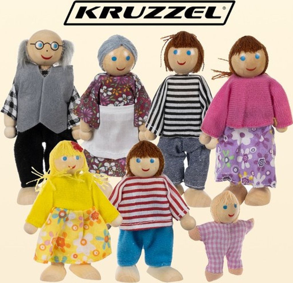 Miniaturpuppen - 7 Stück Kruzzel 19764 Produktbild 8