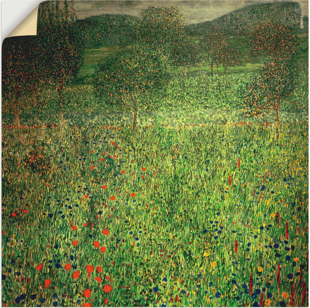ARTland Wandbild, selbstklebend Gartenlandschaft Größe: 30x30 cm