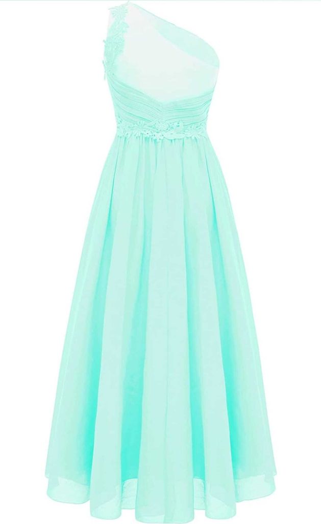 Elegantes Ein-Schulter Prinzessin Kleid - Festliches Produktbild 2
