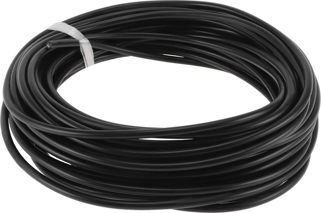 1 Stk. 22AWG Universaler Massekabel-Auto-Radio, Automobil, Auto-Lautsprecher-Stromkabel Vollständig isoliert & Soft-Touch-Mantel TC Schwarz 49FT 5...