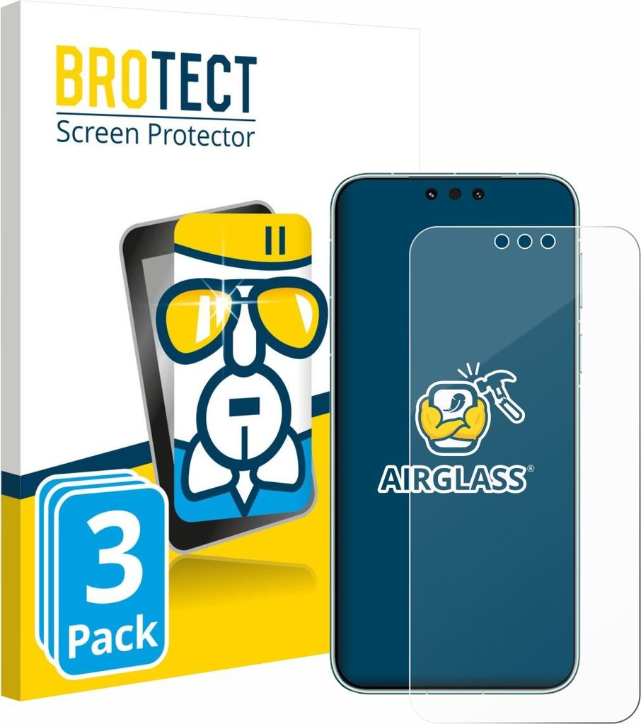 3x BROTECT Schutzglas für Huawei Mate 80 RS Ultimate Schutzfolie Panzer Folie Glas Display Schutz klar