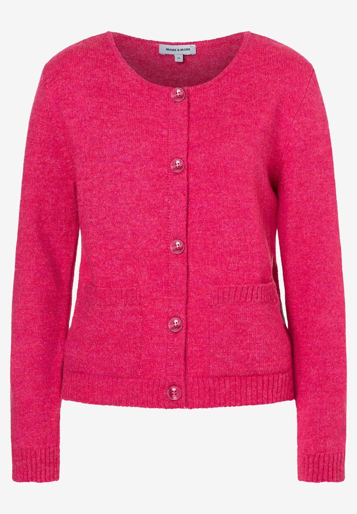 MORE & MORE Cardigan with Pockets happy pink 40