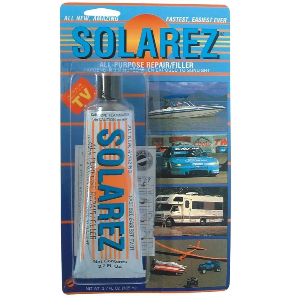 Résine Solarez Polyester Bleu 35oz Kit de Réparation Haute Qualité